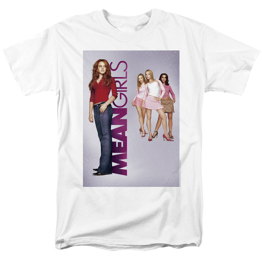Mean Girls - Poster Art - Adult Unisex Short Sleeve T-Shirt - White