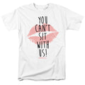 Mean Girls - You Cant Sit With Us - Adult Unisex Short Sleeve T-Shirt - White