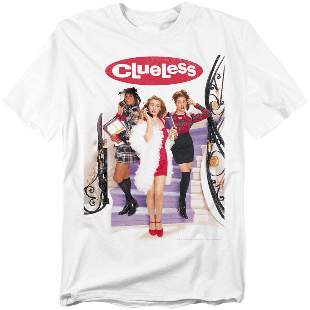 Clueless - Clueless Poster - Adult Unisex Short Sleeve T-Shirt - White