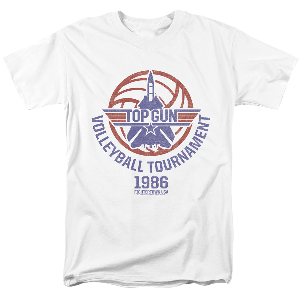Top Gun - Volleyball Tournament - Adult Unisex Short Sleeve T-Shirt - White