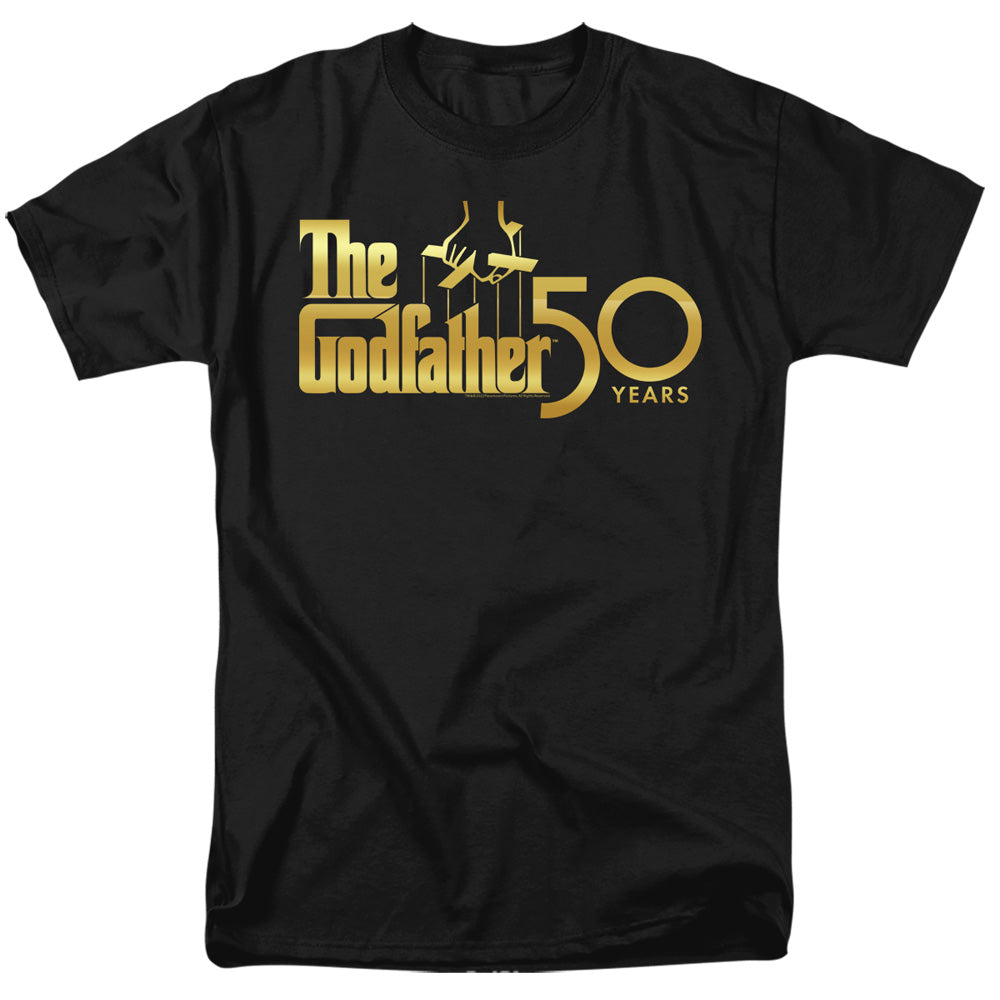 Godfather - Godfather 50th Logo - Adult Unisex Short Sleeve T-Shirt - Black