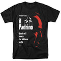 Godfather - Italian Profile - Adult Unisex Short Sleeve T-Shirt - Black
