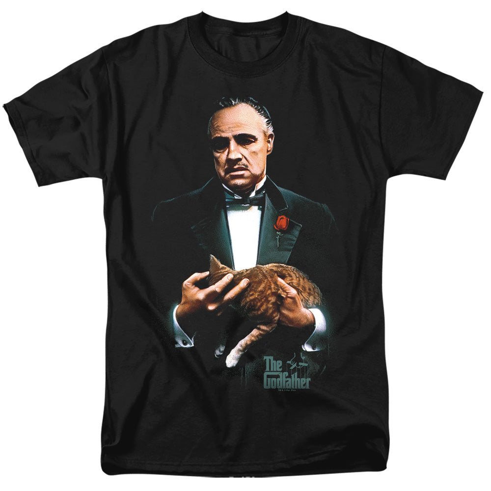 Godfather - Painted Poster - Adult Unisex Short Sleeve T-Shirt - Black