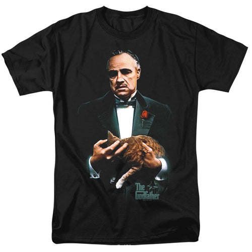 Godfather - Painted Poster - Adult Unisex Short Sleeve T-Shirt - Black