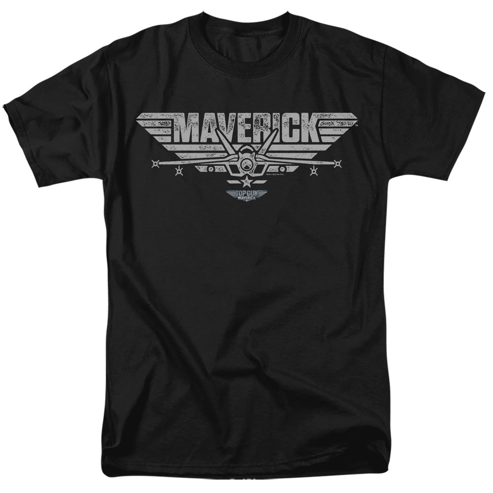 Top Gun: Maverick - Maverick Plane Logo - Adult Unisex T-Shirt - Black