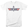 Top Gun - Logo White - Adult Unisex Short Sleeve T-Shirt - White