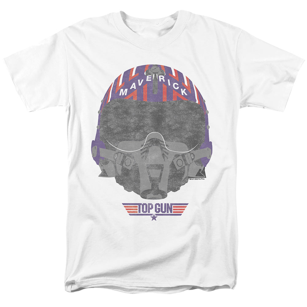 Top Gun - Helmet - Adult Unisex Short Sleeve T-Shirt - White