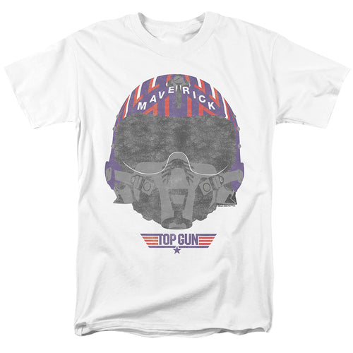 Top Gun - Helmet - Adult Unisex Short Sleeve T-Shirt - White
