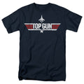 Top Gun - Logo Navy - Adult Unisex Short Sleeve T-Shirt - Blue