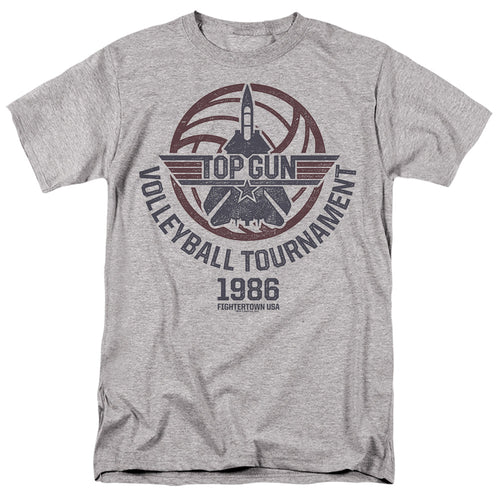 Top Gun - Volleyball Grey - Adult Unisex Short Sleeve T-Shirt - Gray