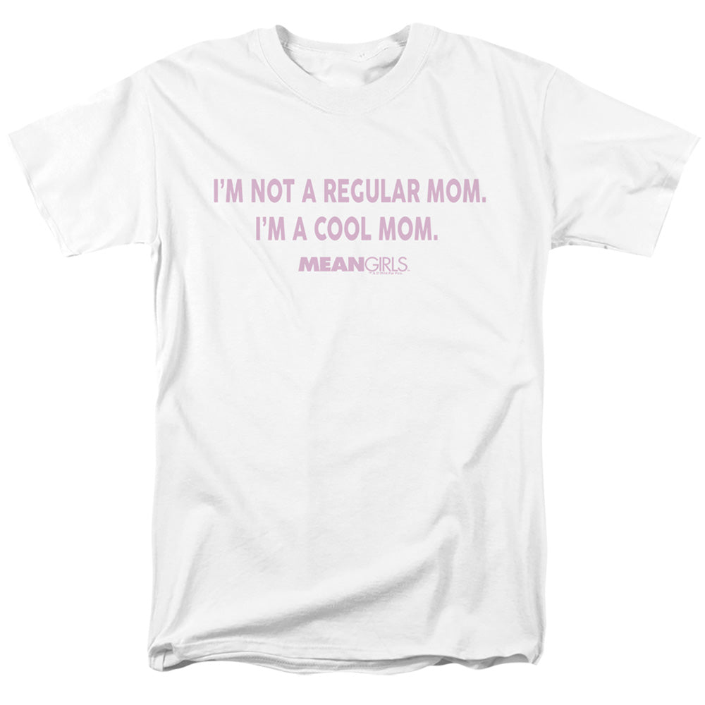 Mean Girls - Not A Regular Mom - Adult Unisex Short Sleeve T-Shirt - White
