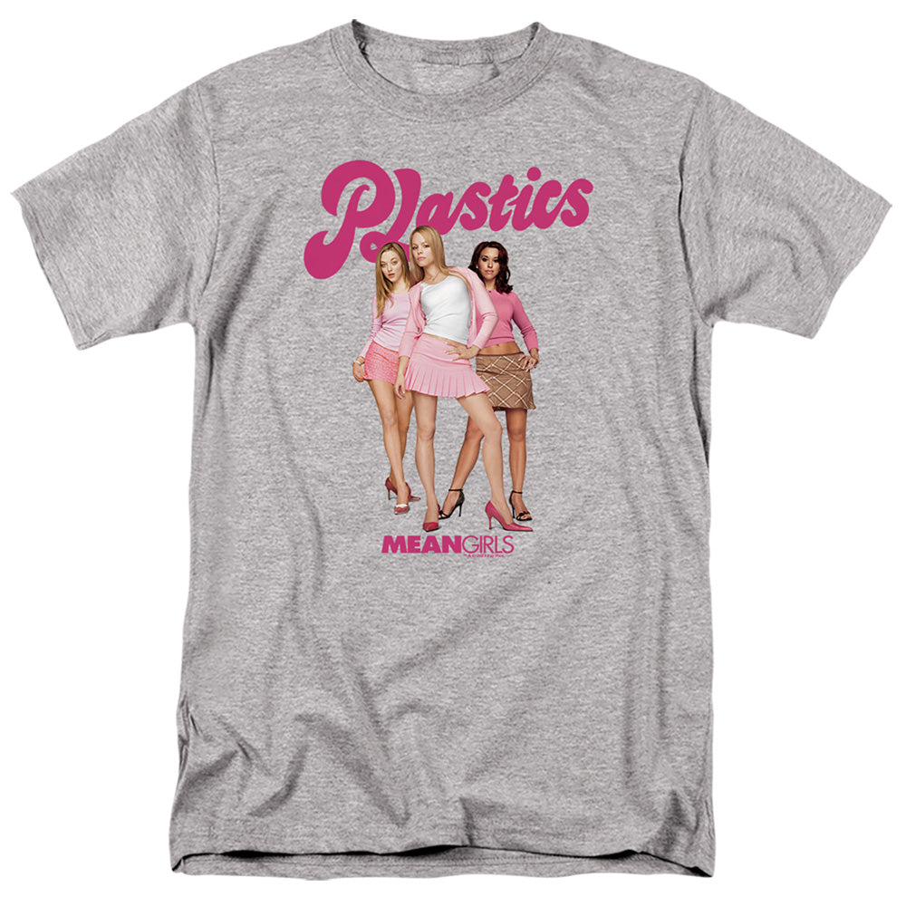 Mean Girls - The Plastics Simple - Adult Unisex Short Sleeve T-Shirt - Gray