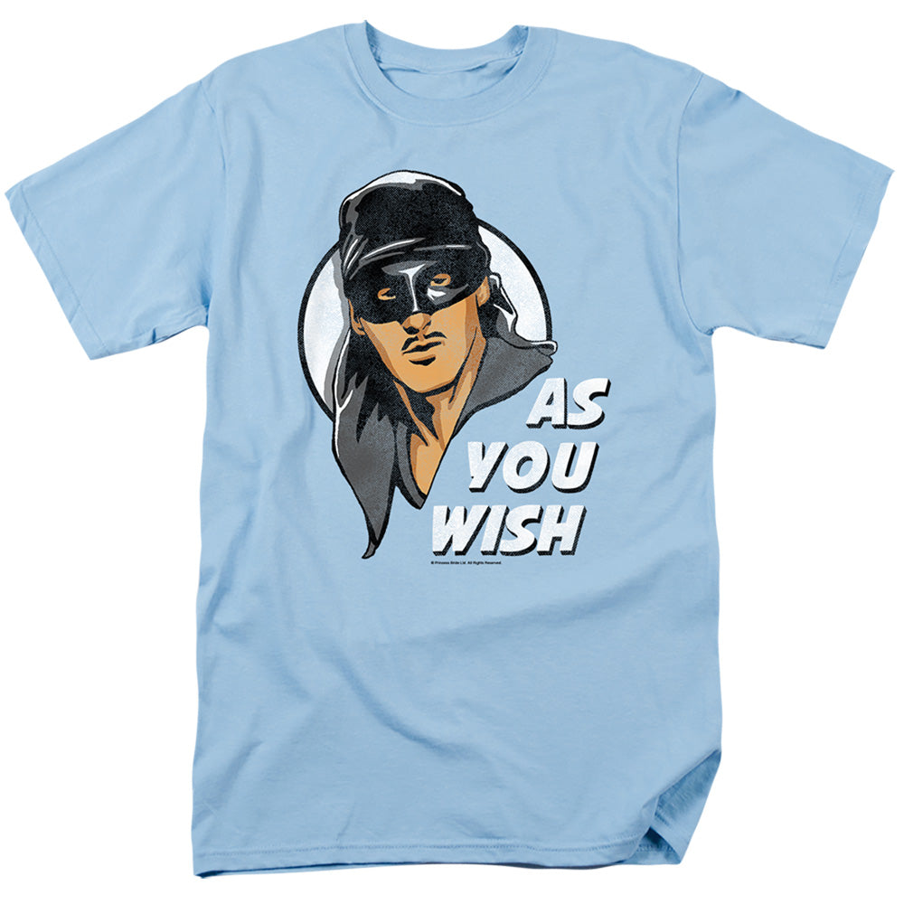 Princess Bride - As You Wish #2 - Adult Unisex Short Sleeve T-Shirt - Blue