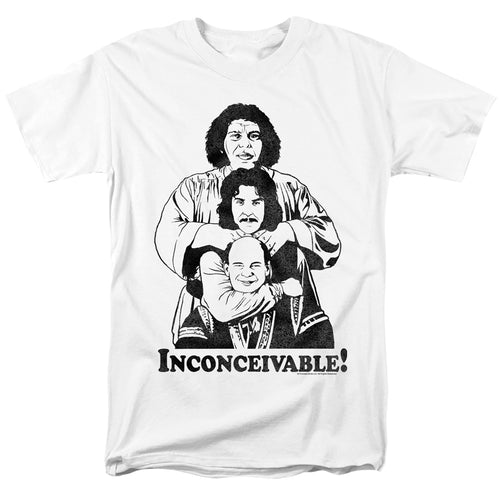 Princess Bride - Inconceivable - Adult Unisex Short Sleeve T-Shirt - White
