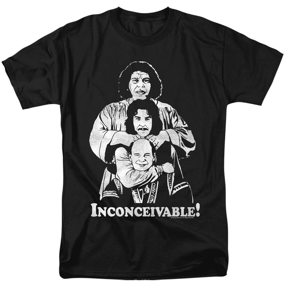 Princess Bride - Inconceivable - Adult Unisex Short Sleeve T-Shirt - Black