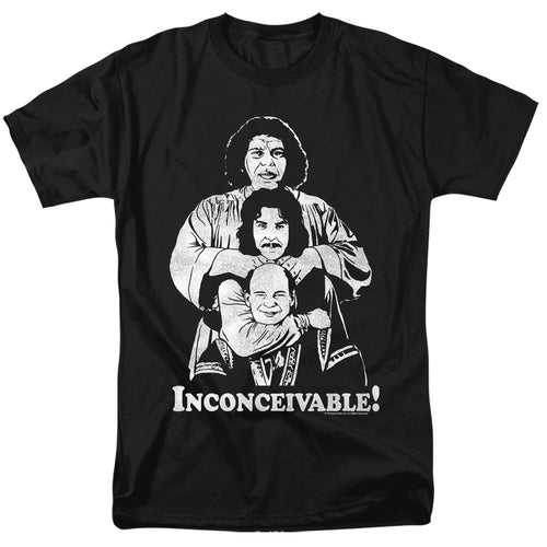 Princess Bride - Inconceivable - Adult Unisex Short Sleeve T-Shirt - Black