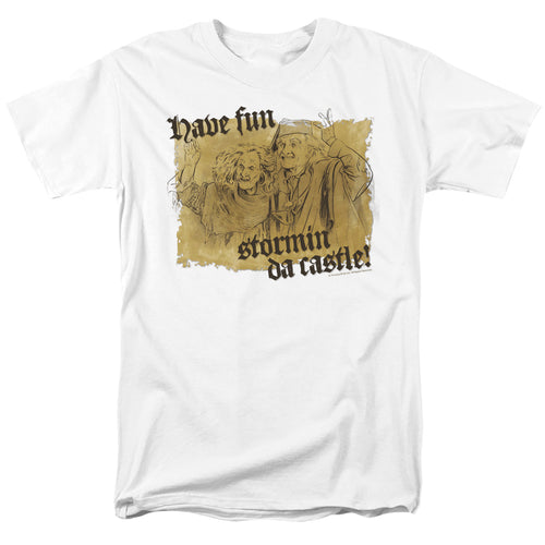 Princess Bride - Stormin Da Castle - Adult Unisex Short Sleeve T-Shirt - White