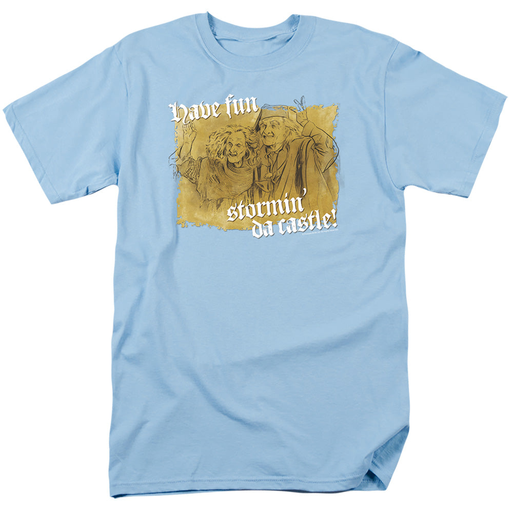 Princess Bride - Stormin Da Castle - Adult Unisex Short Sleeve T-Shirt - Blue