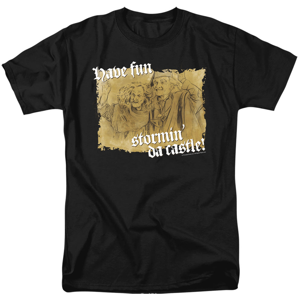 Princess Bride - Stormin Da Castle - Adult Unisex Short Sleeve T-Shirt - Black