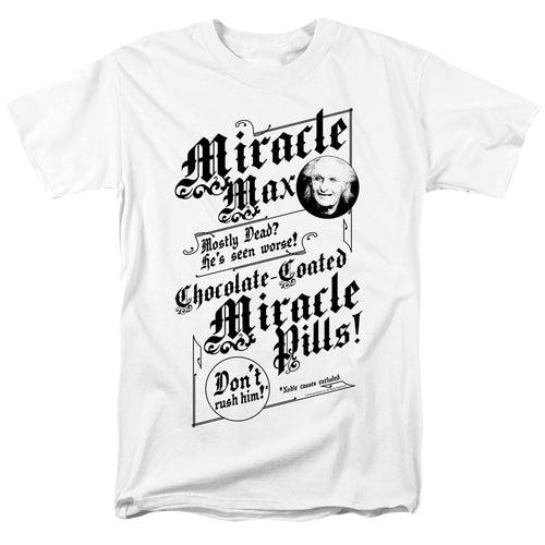 Princess Bride - Miracle Max - Adult Unisex Short Sleeve T-Shirt - White