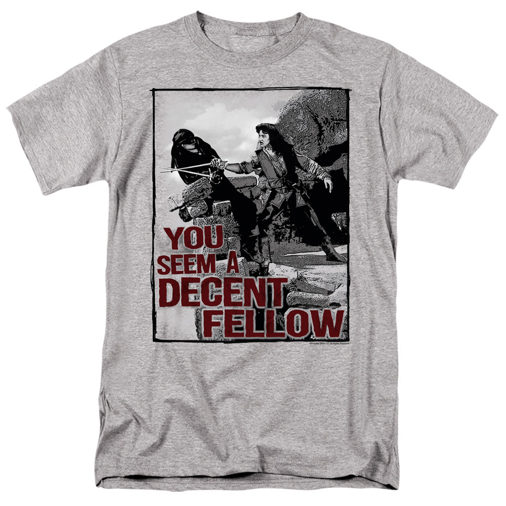 Princess Bride - Fellow - Adult Unisex Short Sleeve T-Shirt - Gray