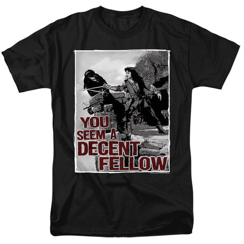Princess Bride - Fellow - Adult Unisex Short Sleeve T-Shirt - Black