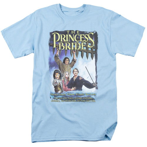 Princess Bride - Alt Poster - Adult Unisex Short Sleeve T-Shirt - Blue