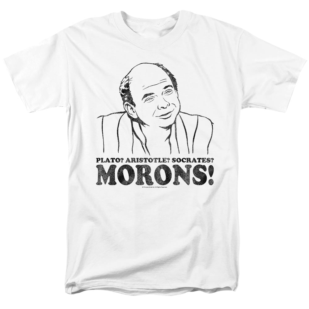 Princess Bride - Morons - Adult Unisex Short Sleeve T-Shirt - White