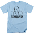 Princess Bride - Morons - Adult Unisex Short Sleeve T-Shirt - Blue