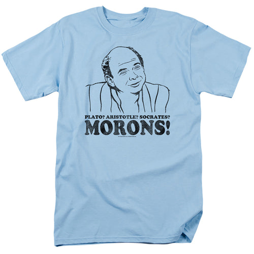 Princess Bride - Morons - Adult Unisex Short Sleeve T-Shirt - Blue