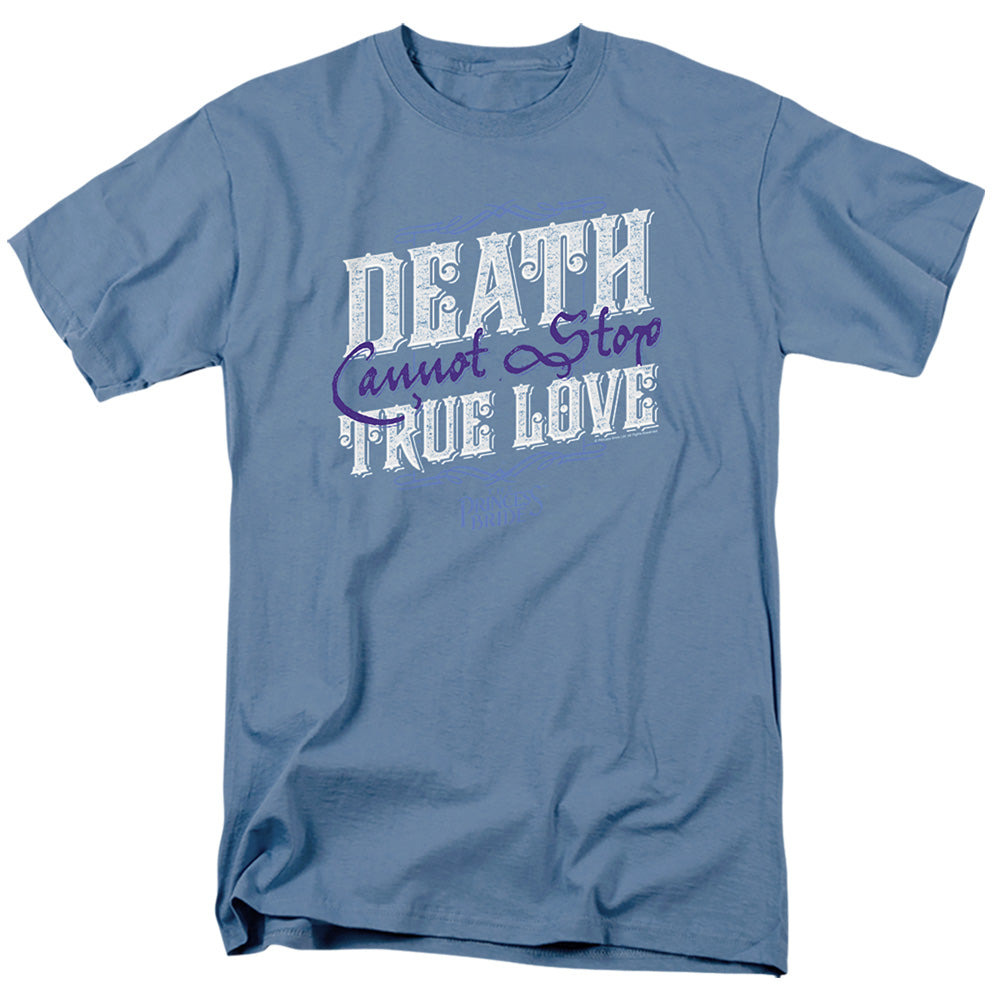 Princess Bride - Love Over Death - Adult Unisex Short Sleeve T-Shirt - Blue
