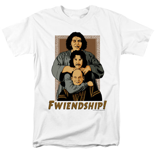 Princess Bride - Fwiendship - Adult Unisex Short Sleeve T-Shirt - White
