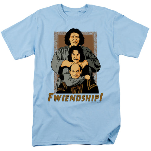 Princess Bride - Fwiendship - Adult Unisex Short Sleeve T-Shirt - Blue