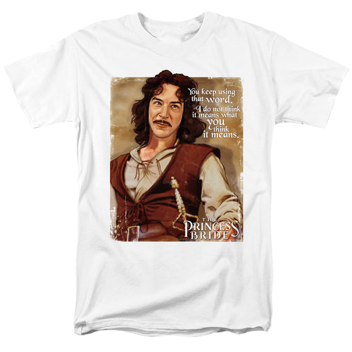 Princess Bride - Word - Adult Unisex Short Sleeve T-Shirt - White