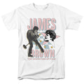 James Brown - Funky Mic - Adult Unisex Short Sleeve T-Shirt - White