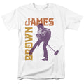 James Brown - Godfather Of Funk Checkerboard - Adult Unisex T-Shirt - White