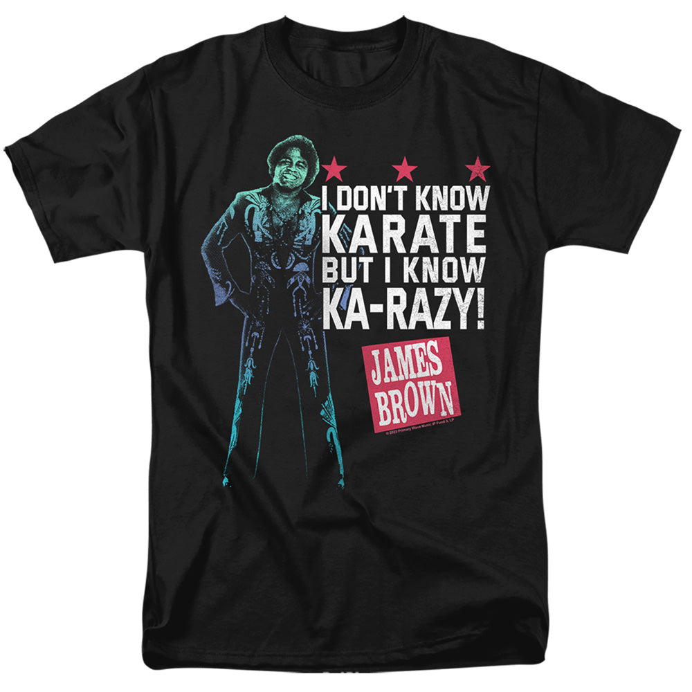 James Brown - I Don't Know Karate - Adult Unisex Short Sleeve T-Shirt - Black