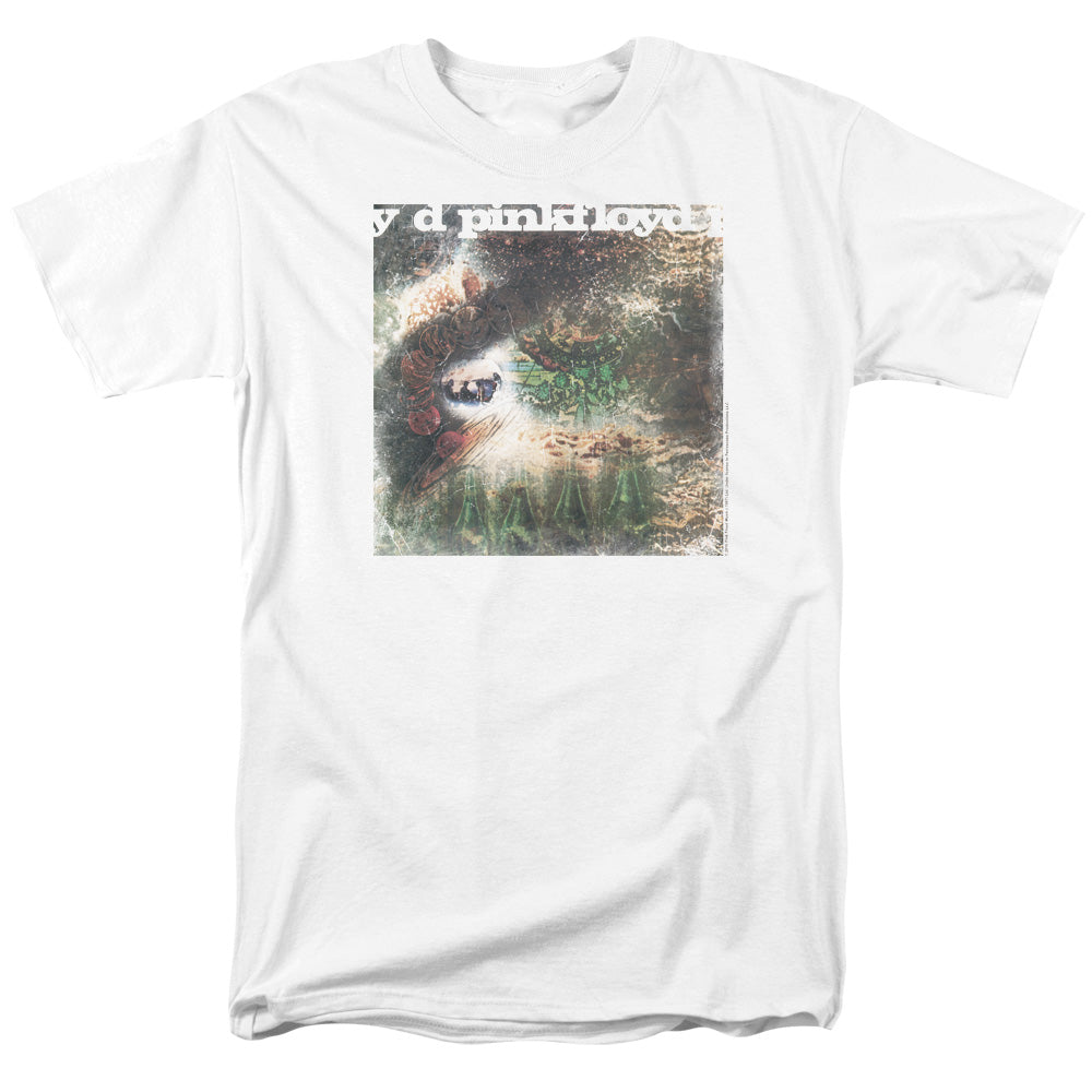 Pink Floyd - Saucerful Of Secrets - Adult Unisex Short Sleeve T-Shirt - White