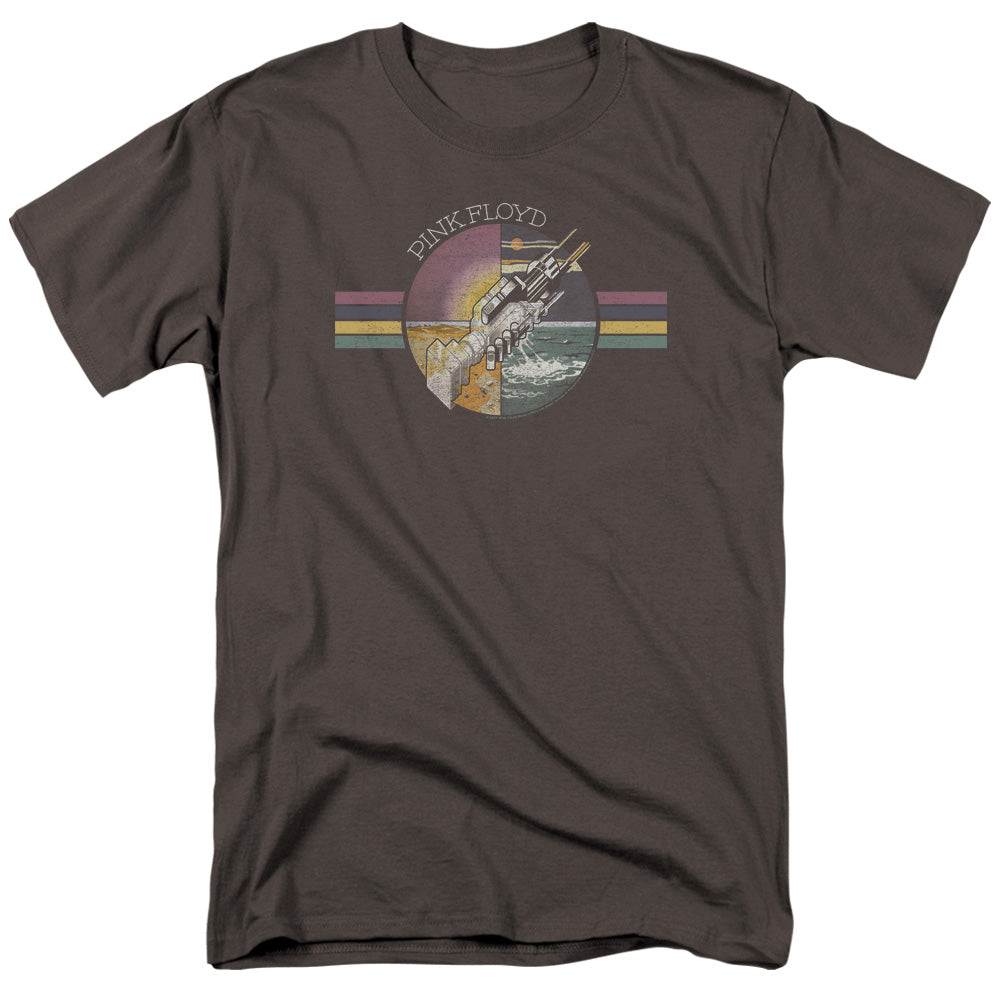 Pink Floyd - Welcome To The Machine - Adult Unisex Short Sleeve T-Shirt - Gray