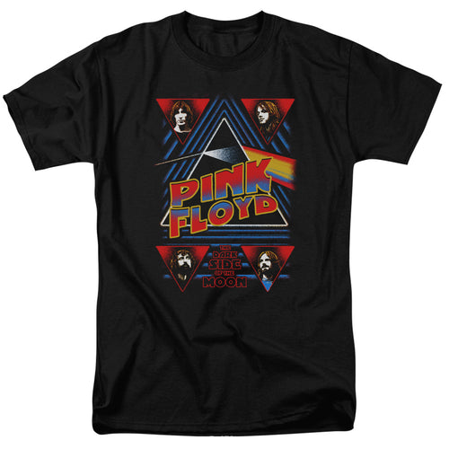 Pink Floyd - Dark Side - Adult Unisex Short Sleeve T-Shirt - Black