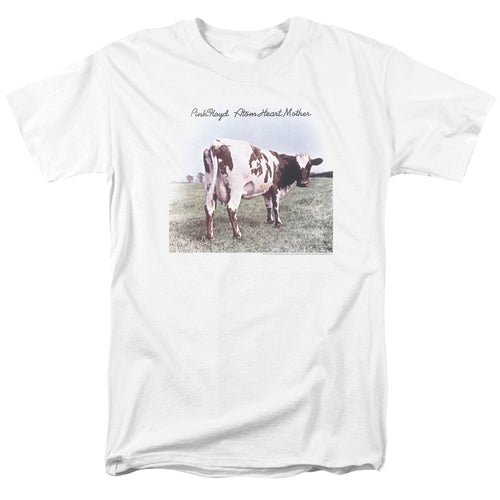 Pink Floyd - Atom Heart Mother - Adult Unisex Short Sleeve T-Shirt - White