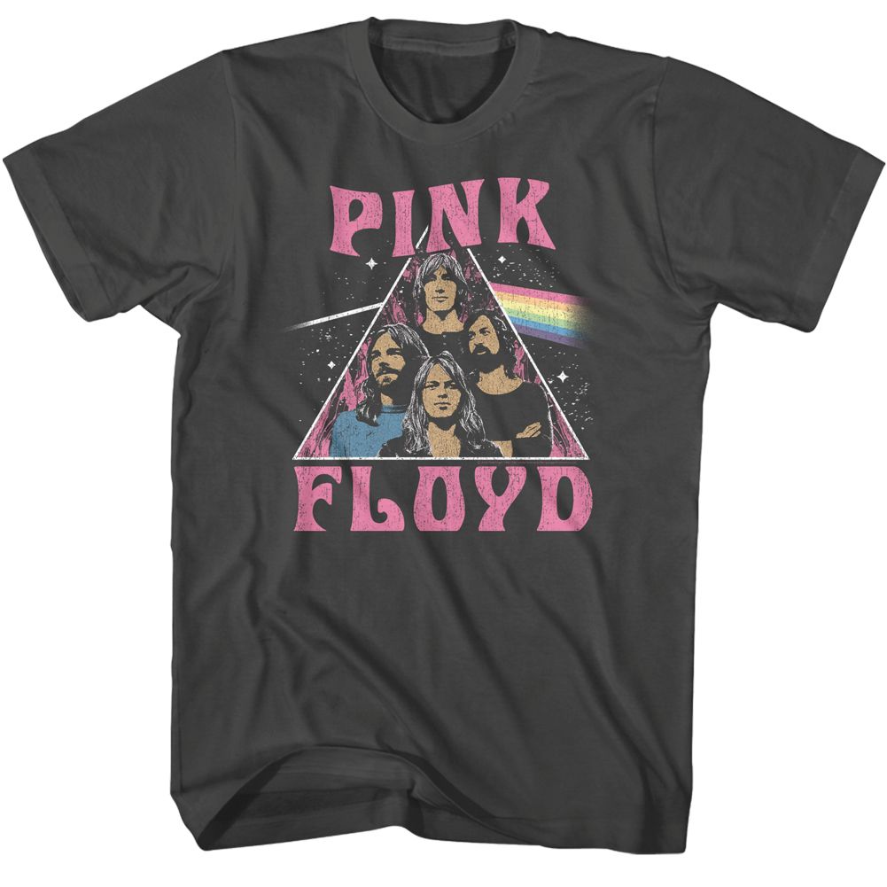 Pink Floyd - In Space - American Classics - Solid Gray Adult Short Sleeve T-Shirt