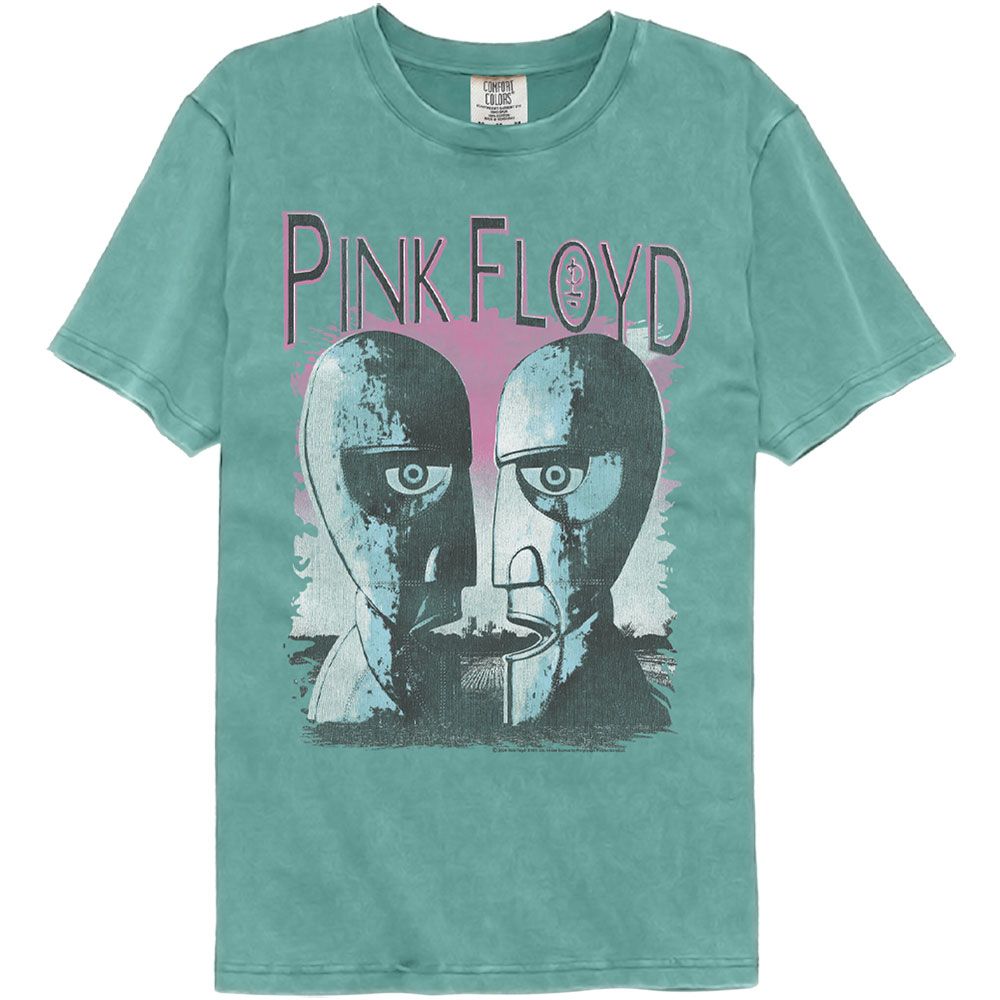 Pink Floyd Division Bell Heads Officially Licensed Adult Short Sleeve Comfort Color T-Shirt