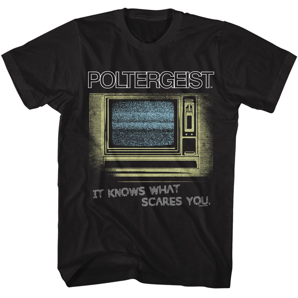 Poltergeist - It Knows What Scares You - Adult Short Sleeve T-Shirt