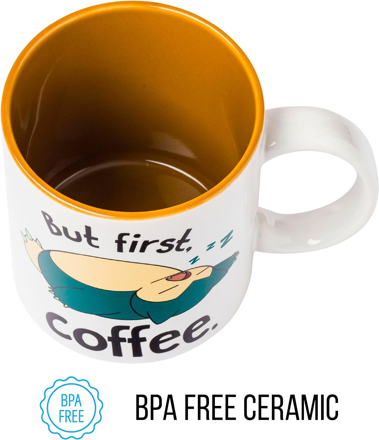 Nintendo Pokemon Snorlax But First Coffee Mug 20 Ounces
