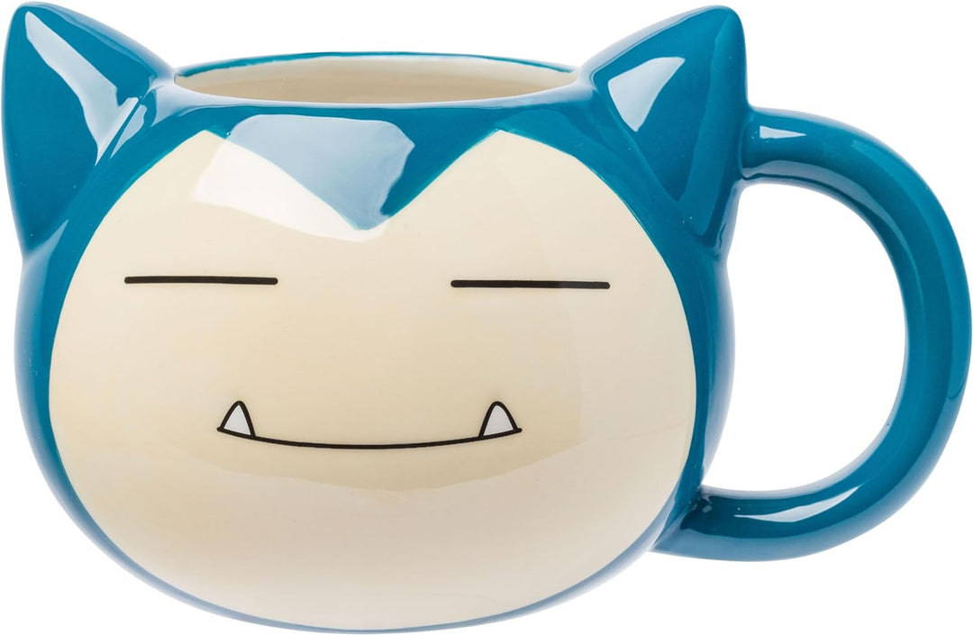 Nintendo Pokemon Snorlax Face Ceramic 3D Sculpted Mug 20 Ounces