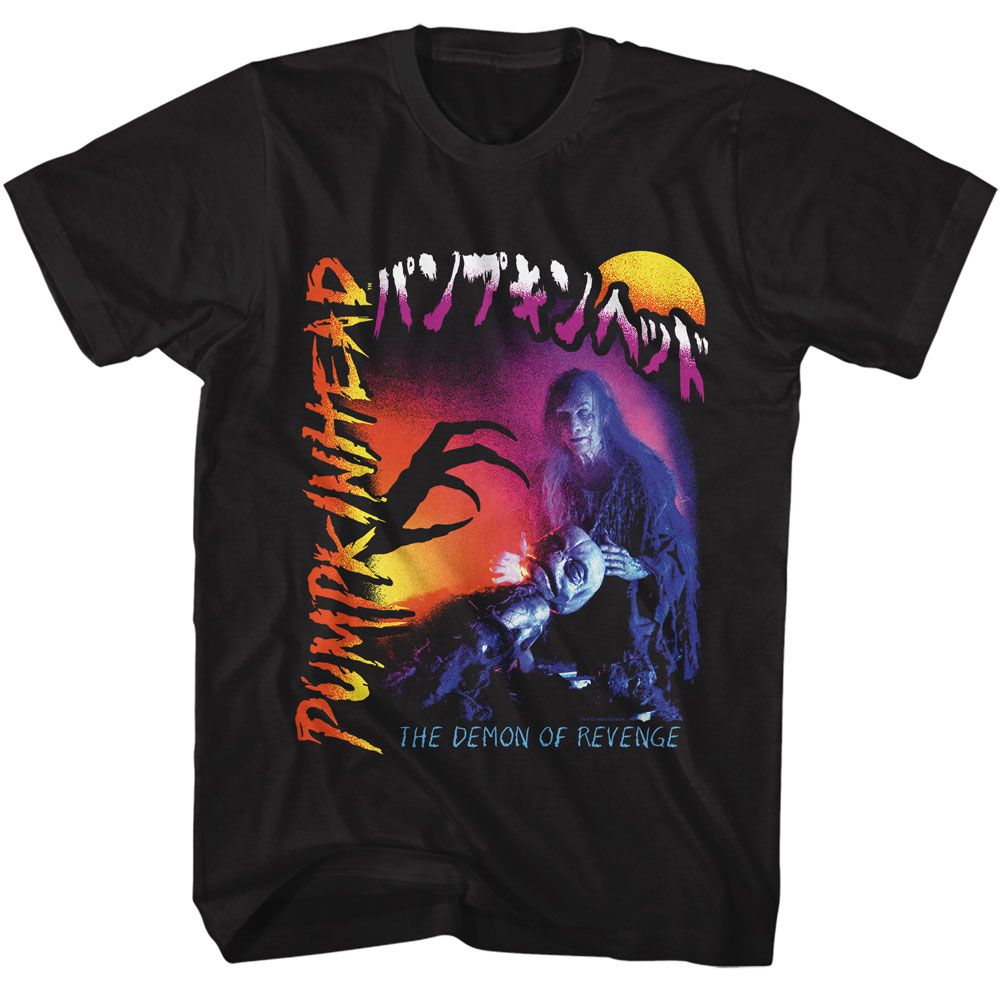 Pumpkinhead - Demon Of Revenge - American Classics - Solid Black Adult Short Sleeve T-Shirt