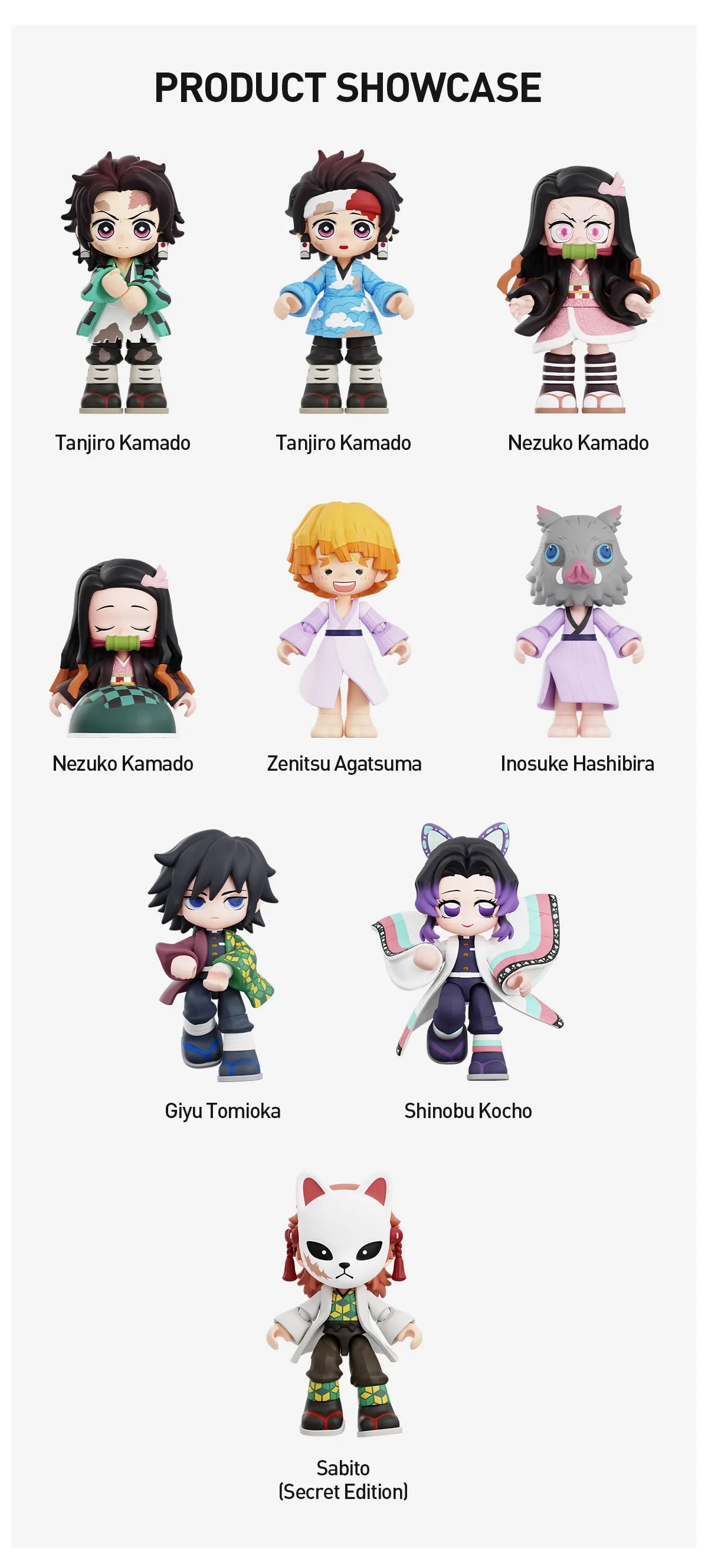POP MART - Demon Slayer: Kimetsu no Yaiba - Unwavering Resolve Arc Series Block Figure Blind Box