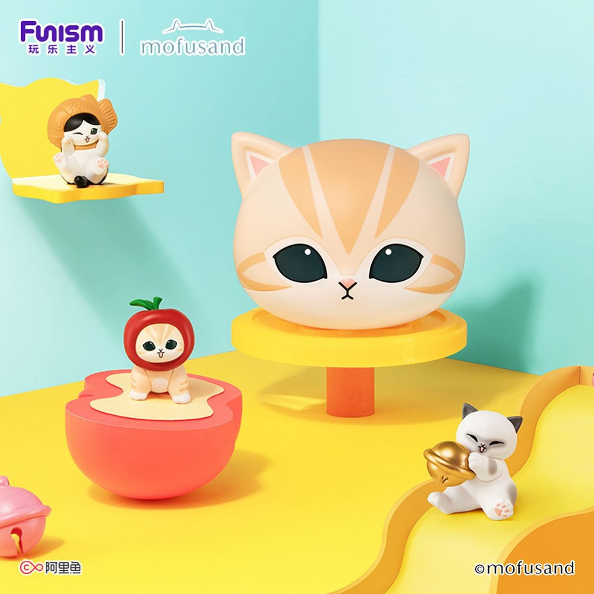 Funism - Mofusand - Fortune Neko Series - Mini Figure Blind Box