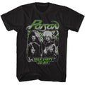 Poison - Talk Dirty To Me Band Photos - American Classics - Solid Black Adult Short Sleeve T-Shirt